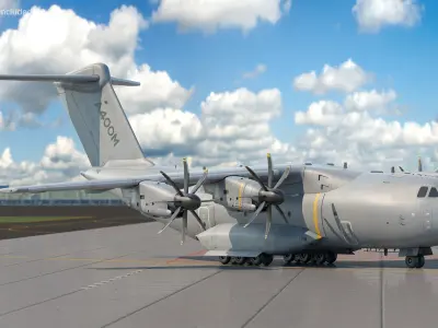  Airbus A400M Atlas Turboprop Military Transport Aircraft 