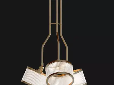 LANTERNS chandeliers - modern pendant lights for living room 3D model