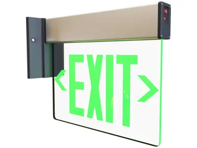 EXIT sign  3D model