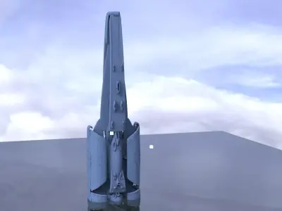 Sci-fi Tower design 5  3D model