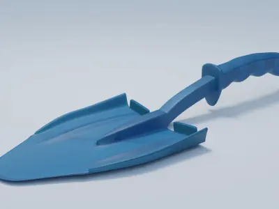 Garden Shovel 3D print model