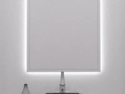 Illuminated Mirror 10 3D model