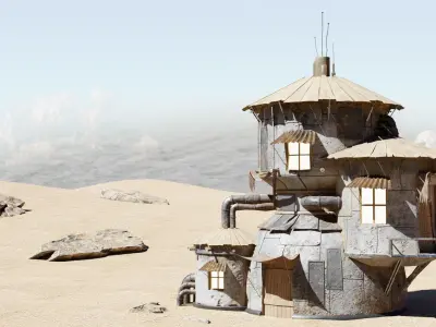 Sci-Fi Hause 3D model