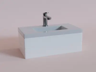 Bathroom Sink Free 3D model purchase