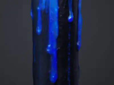 The Arcane Candle  4 Low-poly 3D model