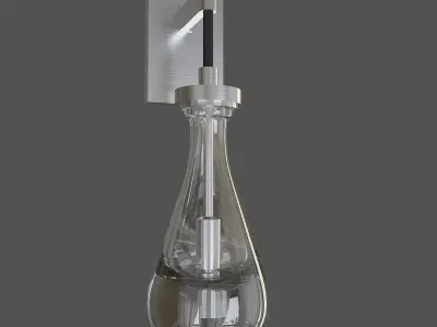 RH Rain Chandelier 3D model