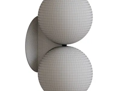 Brass Architectural DS150 Wall Light 3D model