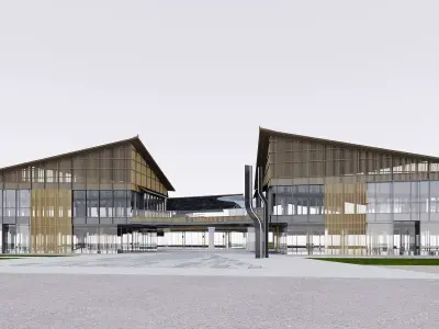 Contemporary Cultural Center Campus 3D model