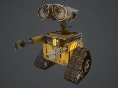 WALL-E wall - e robot Low-poly 3D model
