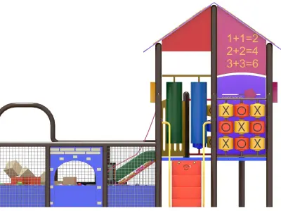 Indoor Playground Playhouse 3D model