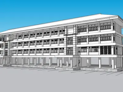 thailand-school 3D model