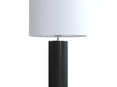 Stone Table Lamp 3D model