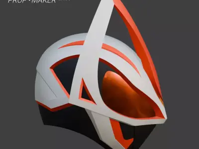 DIY Kamen Rider Geats Helmet Cosplay EVA Foam Template 3D model