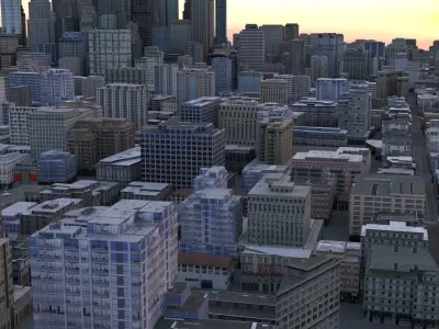 City 63 Low-poly 3D model