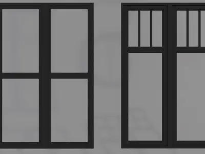 Window Collection Free low-poly 3D model