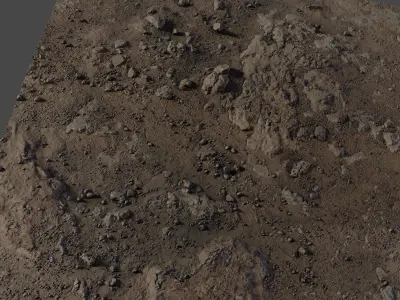 Gravelsand01 3D model