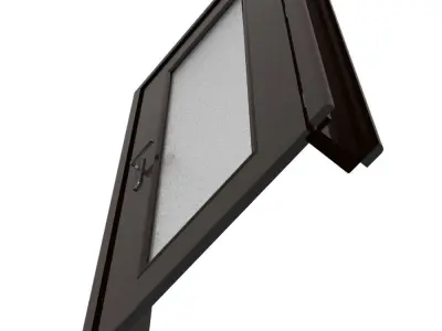 Plastic door 001 3D model