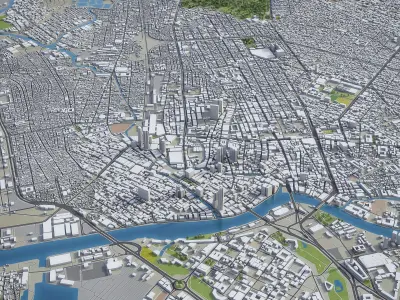 Manila Low-poly 3D model