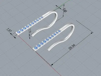 earring Free 3D print model