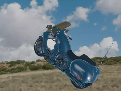 Aether Glide X2 Low-poly 3D model