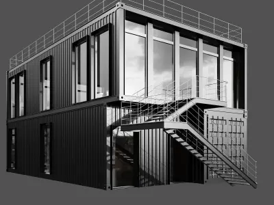 CONTAINER HOUSE NO37 A 3D model