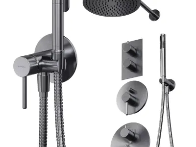 Faucet Set Omnires Y 3D model