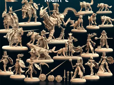 Perpetual Night 2 - Arcanist 3D print model