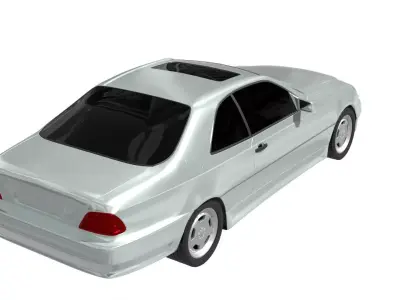 Car Sedan 2 Door Luxury 3D model