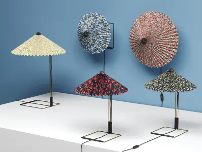HAY x Liberty Matin Table Lamp and Pendant Collection 3D model