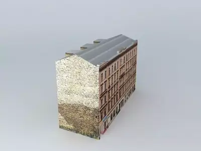 Riga Brivibas street Free 3D model