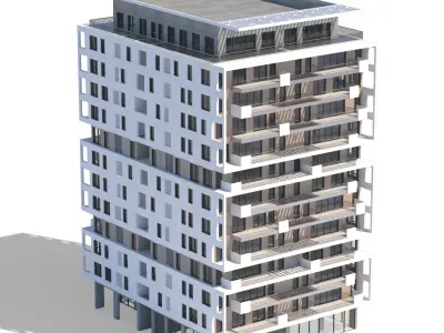 Residential Building 68 3D model