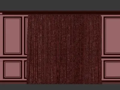 Curtain Set 72 3D model