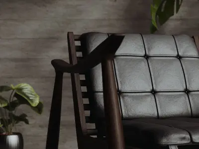 Overcast Blender Exterior 3D model