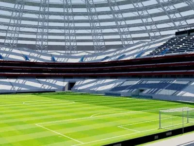 Cosmos Arena - Samara Russia 3D model