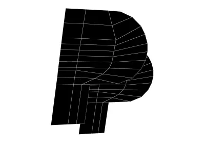 Paypal Logo v1 001 Free low-poly 3D model