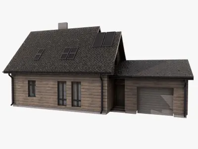 Building 002 Low-poly 3D model