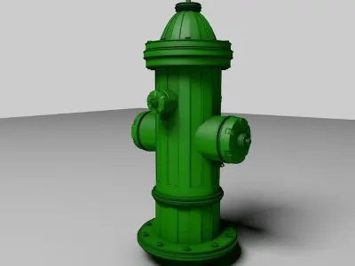 Fire hydrant 3D model