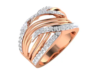 Women Ring Render 3dm STL MTL SLC JCD OBJ FBX Details 3D print model 26