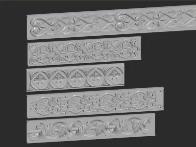 Relief Decoration 3D model