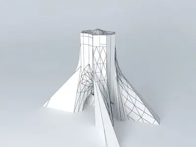 Azadi Tower 3D model