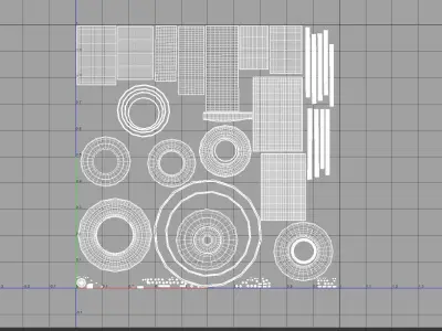 OREN ELLIS LIGHTSHANGING LIGHTS 3D model