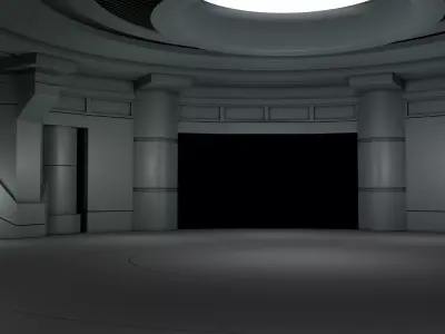 Sci Fi Interior corridor  3D model