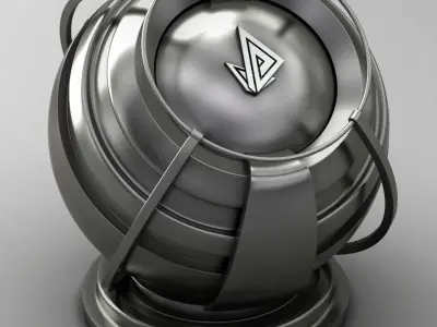 VRAY SHADER---METAL---Ruthenium Texture