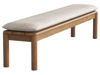 Globewest Lucy Bench Seat 3D model