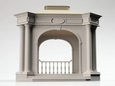 Pavilion gazebo 3D model