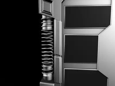 Sci Fi Door 3D model