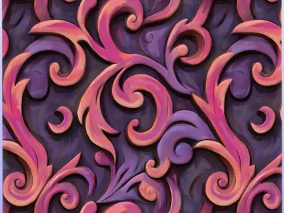 Stylized Ornaments Seamless Texture Texture