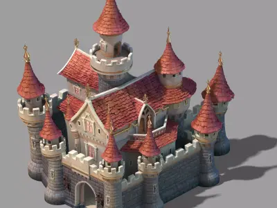 Snow White - Castle 03 3D model
