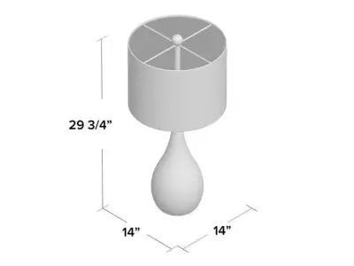 Gatti Table Lamp 3D model