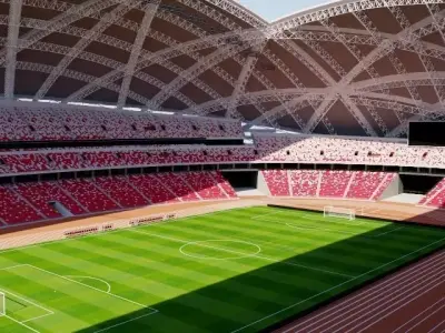 National Stadium Singapore 3D model